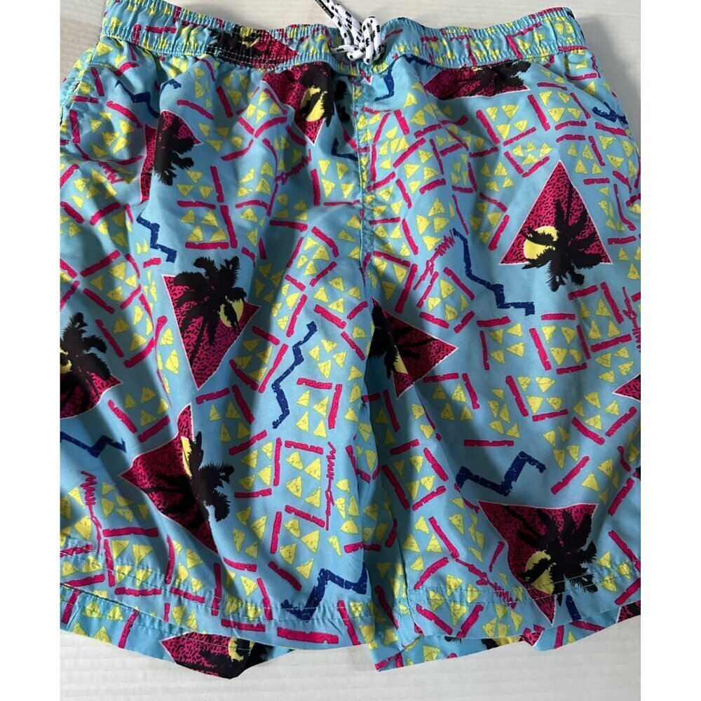 Maui and Sons Men's Medium Swim Board Shorts Drawstring Elastic Waist Mesh Lined - Picture 3 of 8